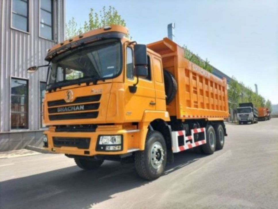 شاحنة شاحنة شاكمان F3000 جديدة ذات عجلات 6x4 380 يورو 2 صفراء