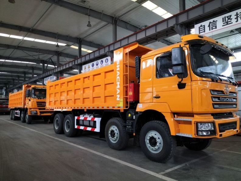 شاكمان F3000 شاحنة 8x4 375 حصان يورو V صفراء للنموذج SX3255DT384
