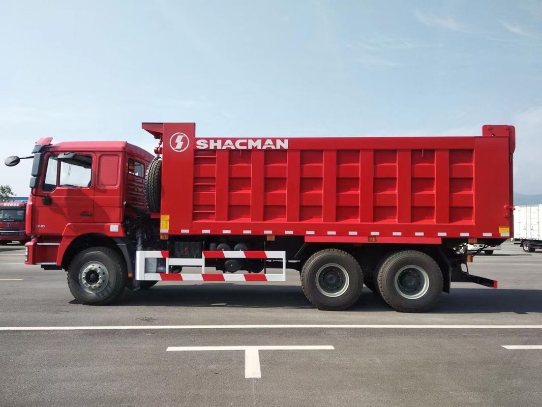 شاكمان F3000 شاحنة قمامة 6x4 380 حصان اليورو الثاني للخدمة الثقيلة