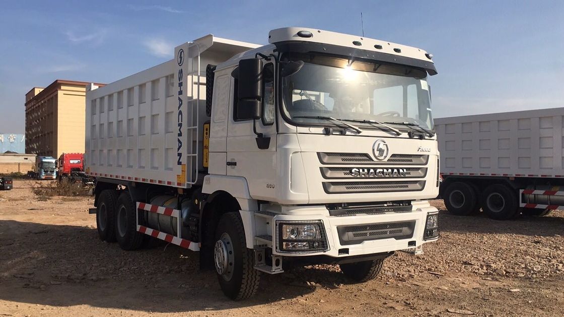 شيكمان 3 محور تيبر شاحنة هدر H3000 6x4 400HP اليورو 2 50 طن ثلاثة محور شاحنة هدر