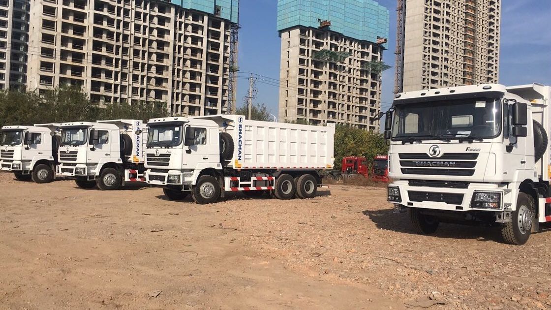 شيكمان 3 محور تيبر شاحنة هدر H3000 6x4 400HP اليورو 2 50 طن ثلاثة محور شاحنة هدر