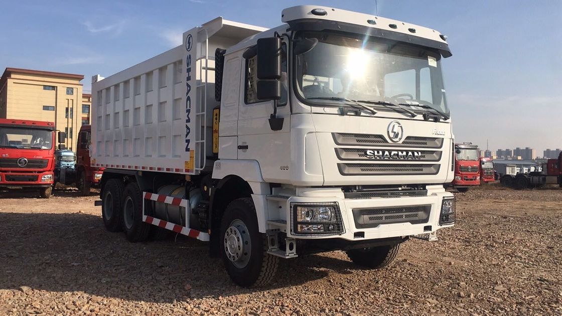 شيكمان 3 محور تيبر شاحنة هدر H3000 6x4 400HP اليورو 2 50 طن ثلاثة محور شاحنة هدر