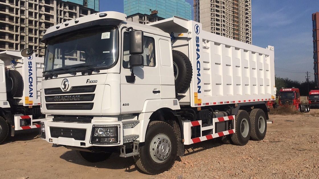 شيكمان 3 محور تيبر شاحنة هدر H3000 6x4 400HP اليورو 2 50 طن ثلاثة محور شاحنة هدر