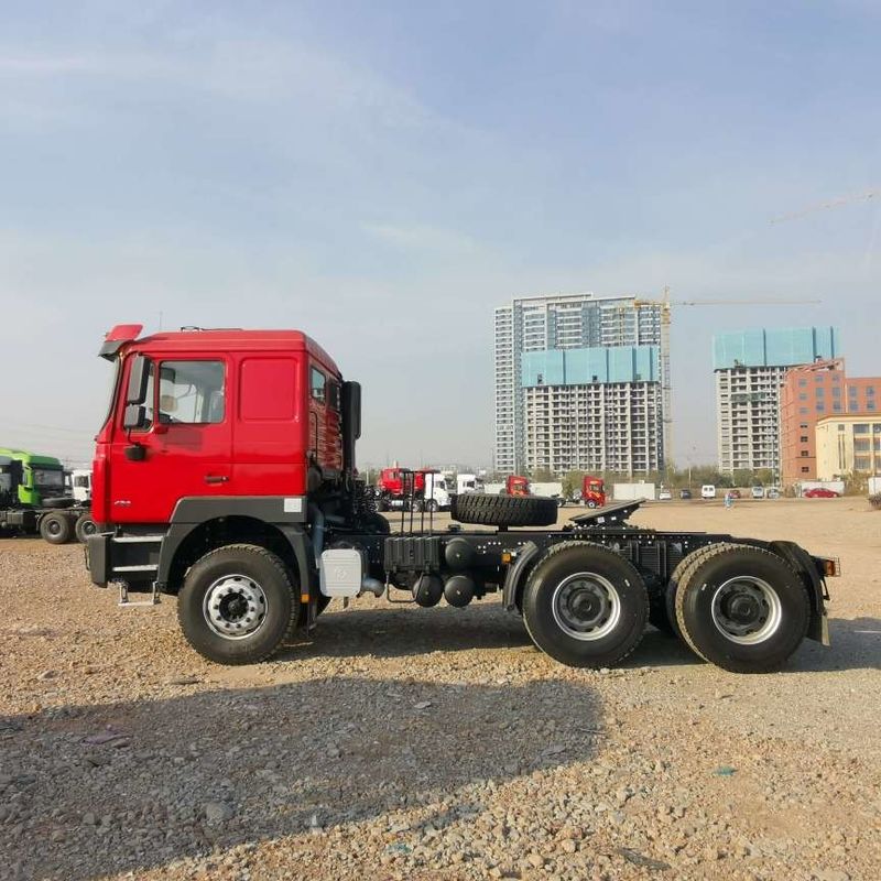 أحمر شاكمان F3000 375HP اليورو V 6 عجلات الجرار رأس 4x2 ويكشاي المحرك