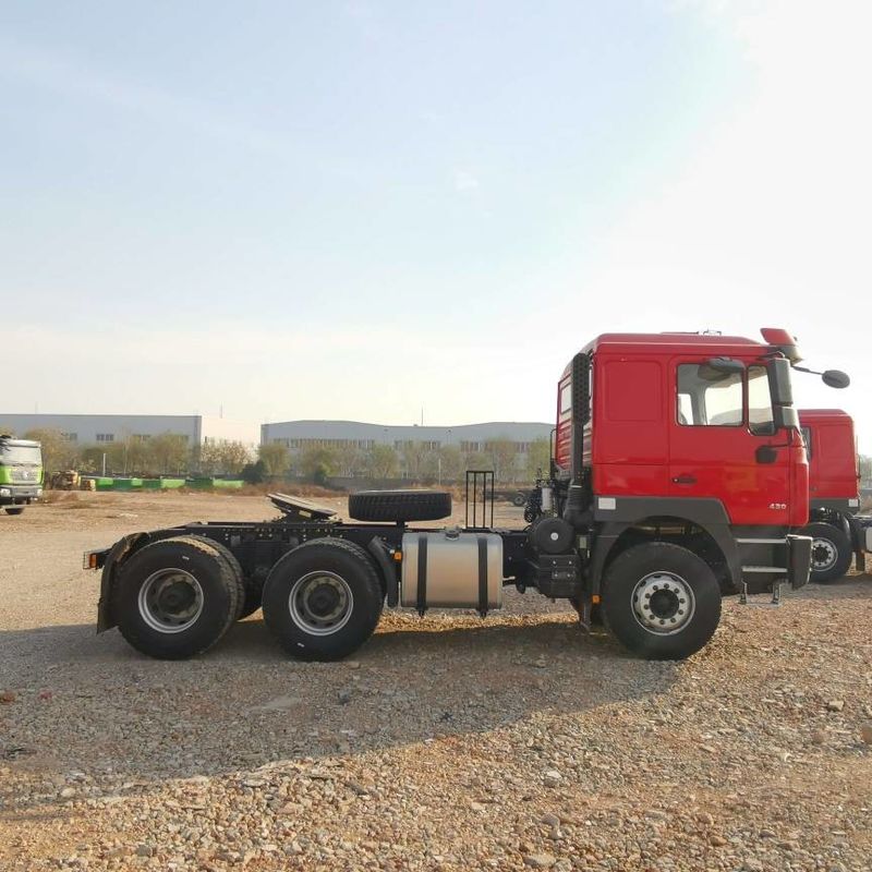 أحمر شاكمان F3000 375HP اليورو V 6 عجلات الجرار رأس 4x2 ويكشاي المحرك