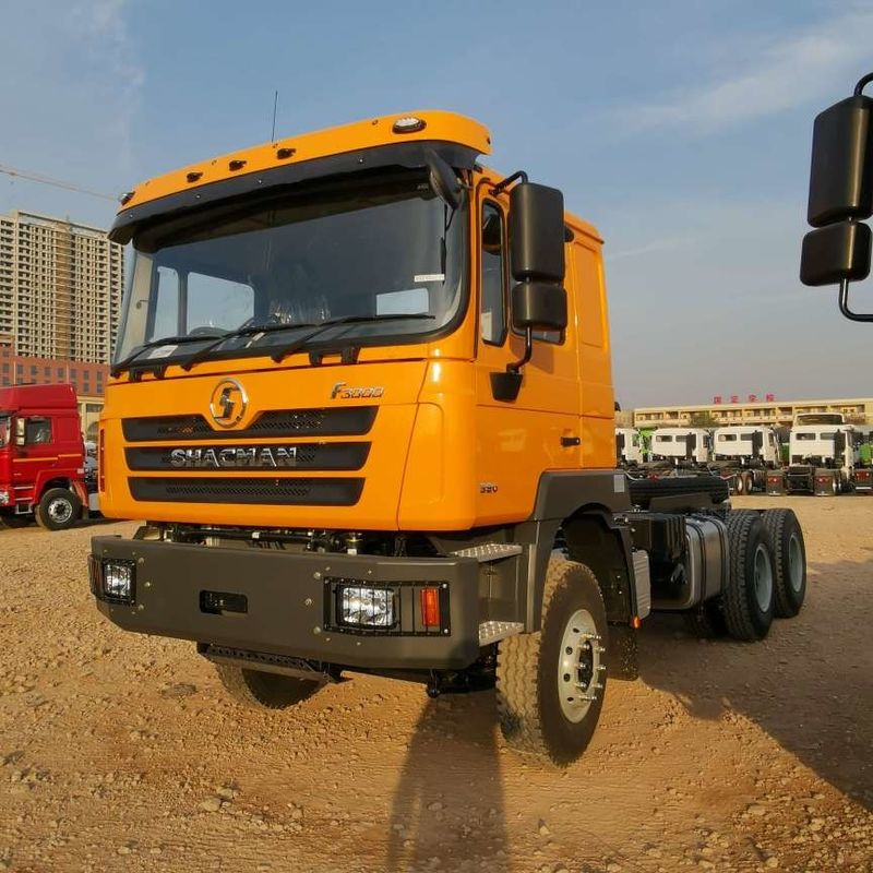 أحمر شاكمان F3000 375HP اليورو V 6 عجلات الجرار رأس 4x2 ويكشاي المحرك