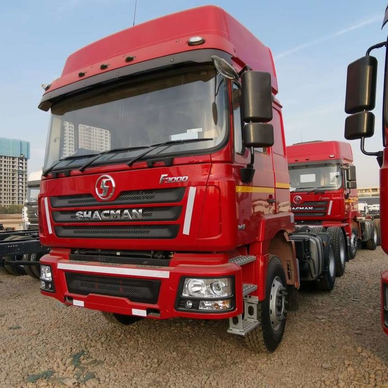 أحمر شاكمان F3000 375HP اليورو V 6 عجلات الجرار رأس 4x2 ويكشاي المحرك