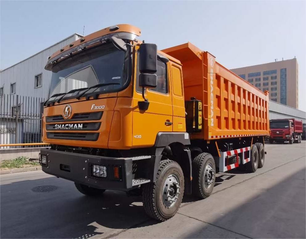 شاكمان F3000 8x4 380HP يورو في ديمب شاحنة محور مرحلة مزدوجة مع محرك ويكاي