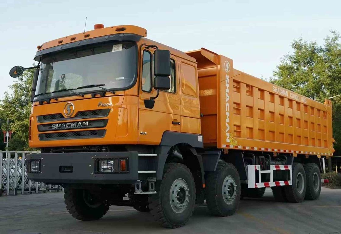 شاكمان F3000 8x4 380HP يورو في ديمب شاحنة محور مرحلة مزدوجة مع محرك ويكاي