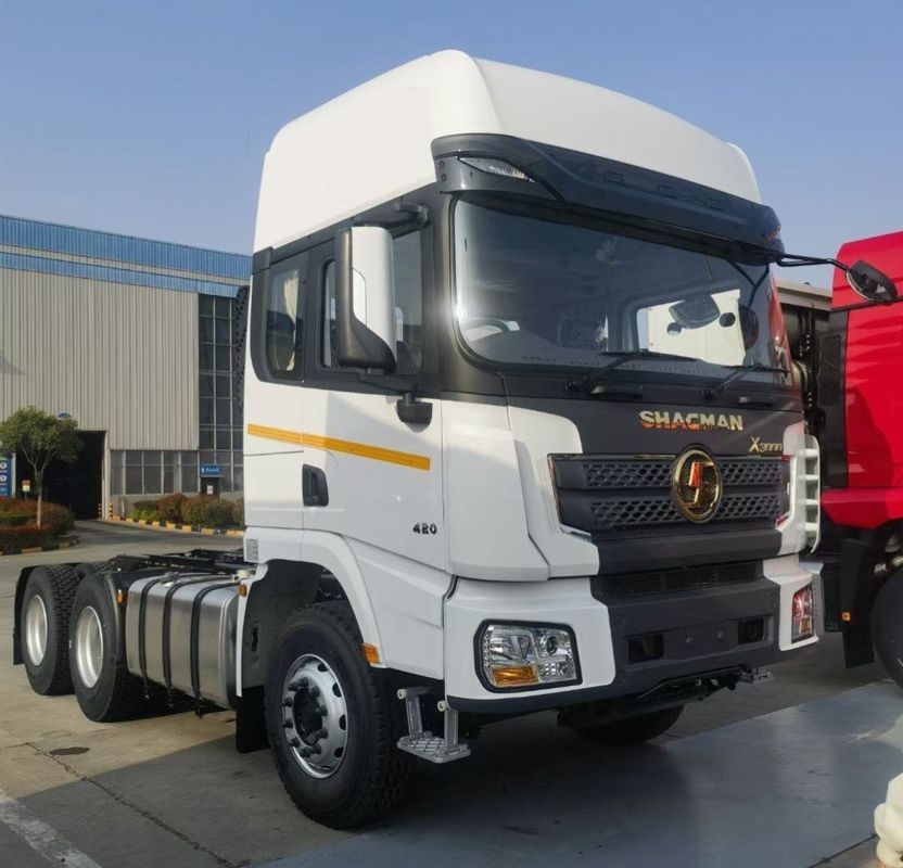 شاكمان X3000 6X4 4x2 شاحنة جرار للجزائر 10 عجلات كومينز 420HP للبيع
