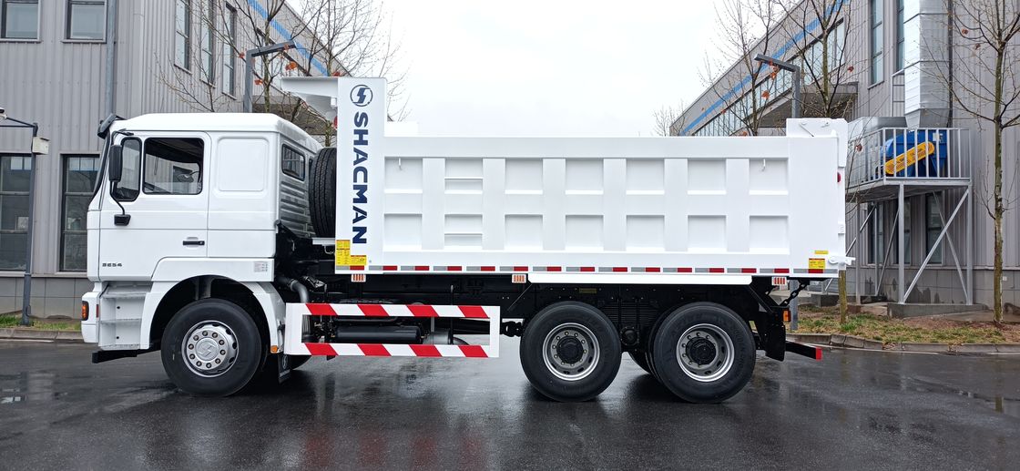 شاكمان F2000 6x4 290HP 30طن شاحنة القمامة 12R22.5 الإطارات SX3255JM384 اليورو الثاني ABS