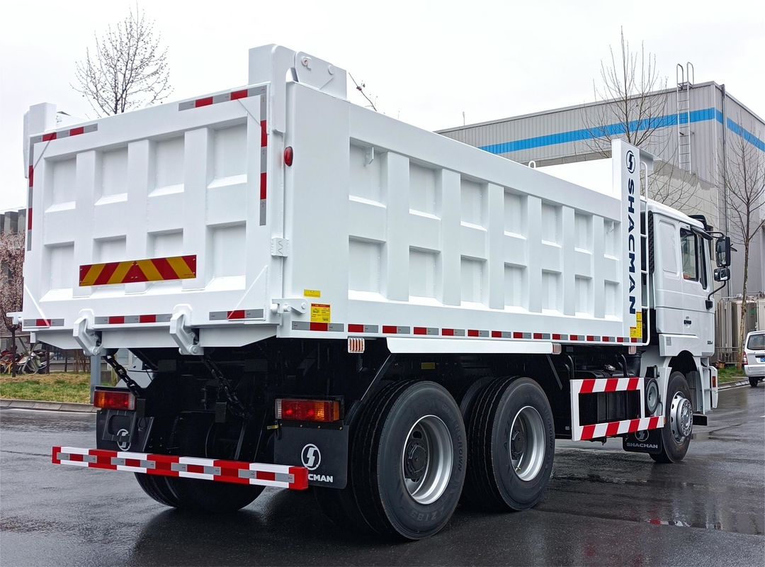 F2000 SHACMAN 290hp WEICHAI محرك الديزل 6x4 شاحنة القمامة 12R22.5 الإطارات