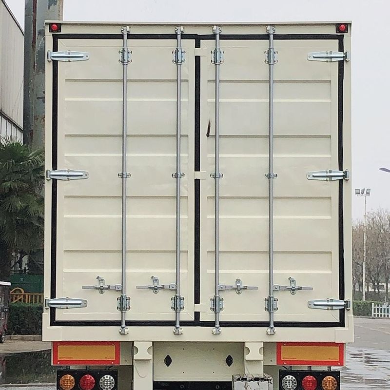 شاكمان فان نوع نصف مقطورة 50T 3 محور قدم جافة نصف مقطورة شاحنة CIMC