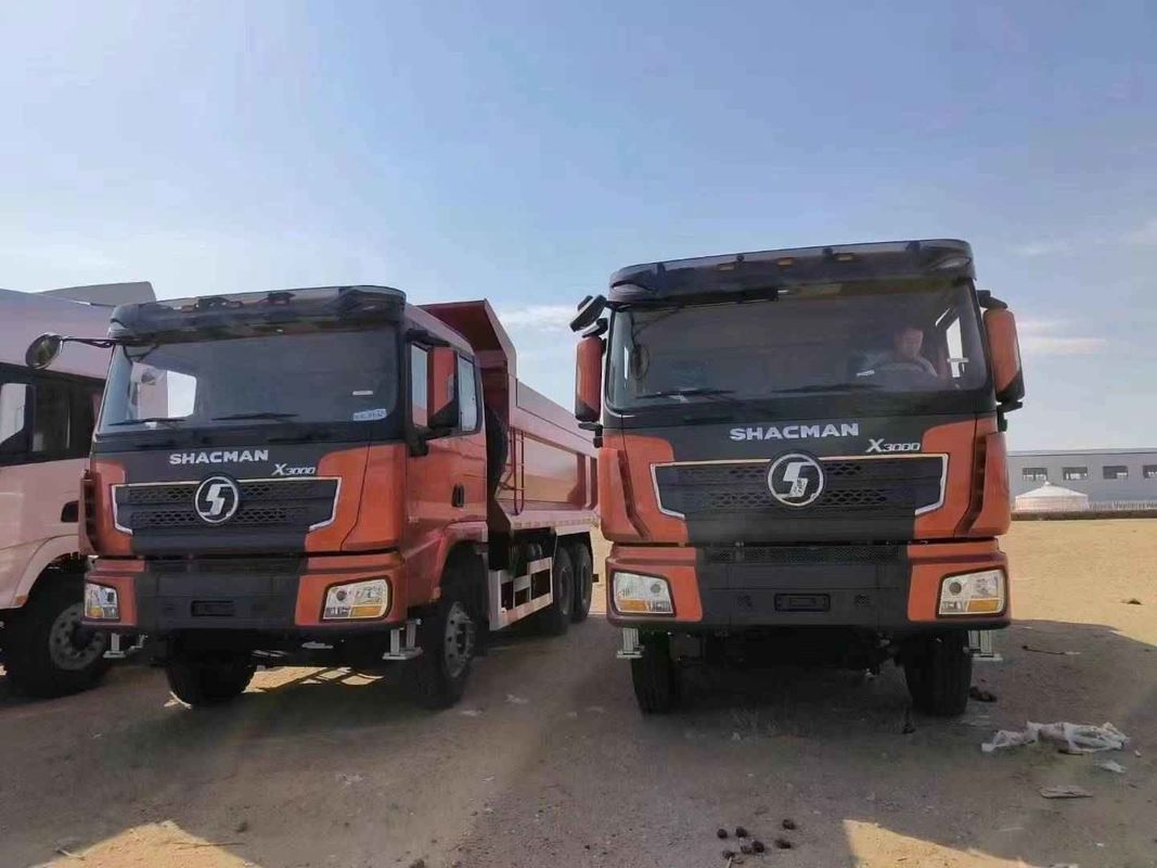 كامنز محرك الديزل شاكمان شاحنة قمامة ثقيلة 25 طن حمولة X3000 6x4 420 يورو III