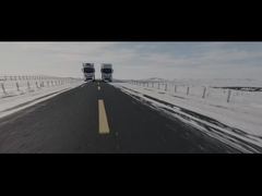 شاكمان F3000 6x4 CNG شاحنة القمامة 10JSD180 QH50 ناقل نقل 340 حصان / 430 حصان 12.00R20 الإطارات